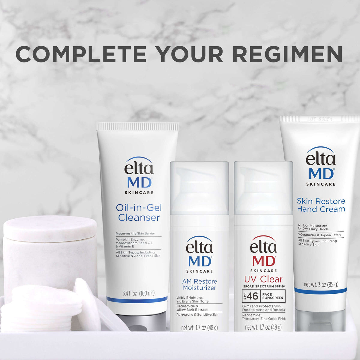 EltaMD Skin Restore Hand Cream 3 oz - SkinElite - routine