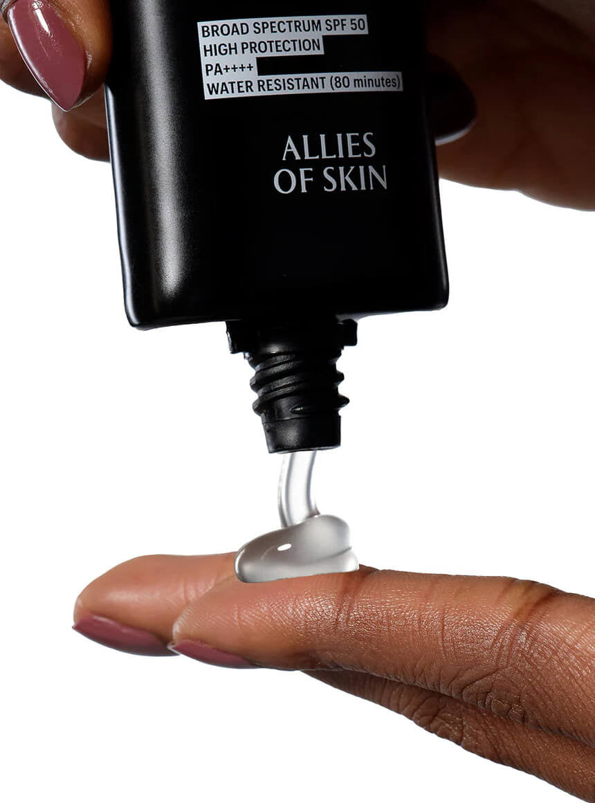 Allies of Skin THE ONE SPF 50 Invisible Sunscreen Gel 1.7 fl oz - SkinElite - texture