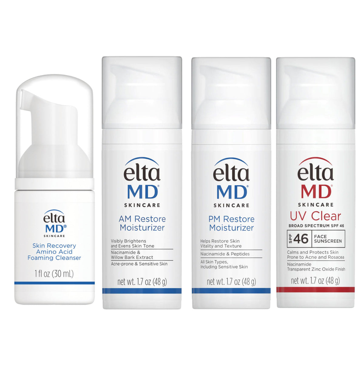 EltaMD AM & PM Restore Facial Moisturizer Value Set