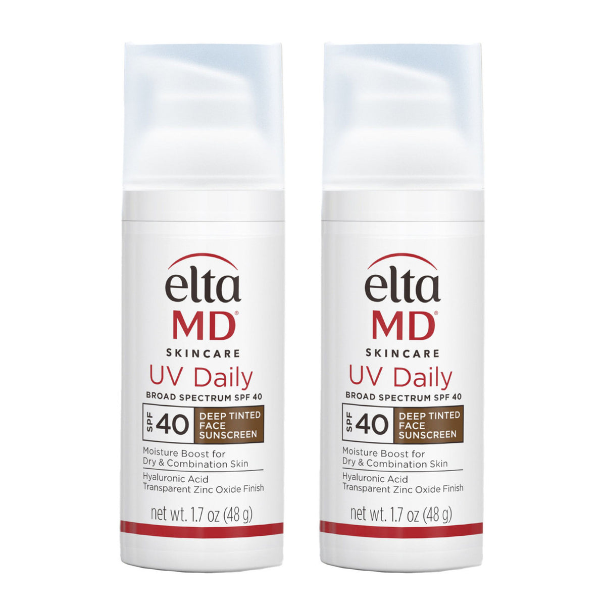 EltaMD UV Daily Deep Tinted Broad-Spectrum SPF 40 - Value Duo - SkinElite