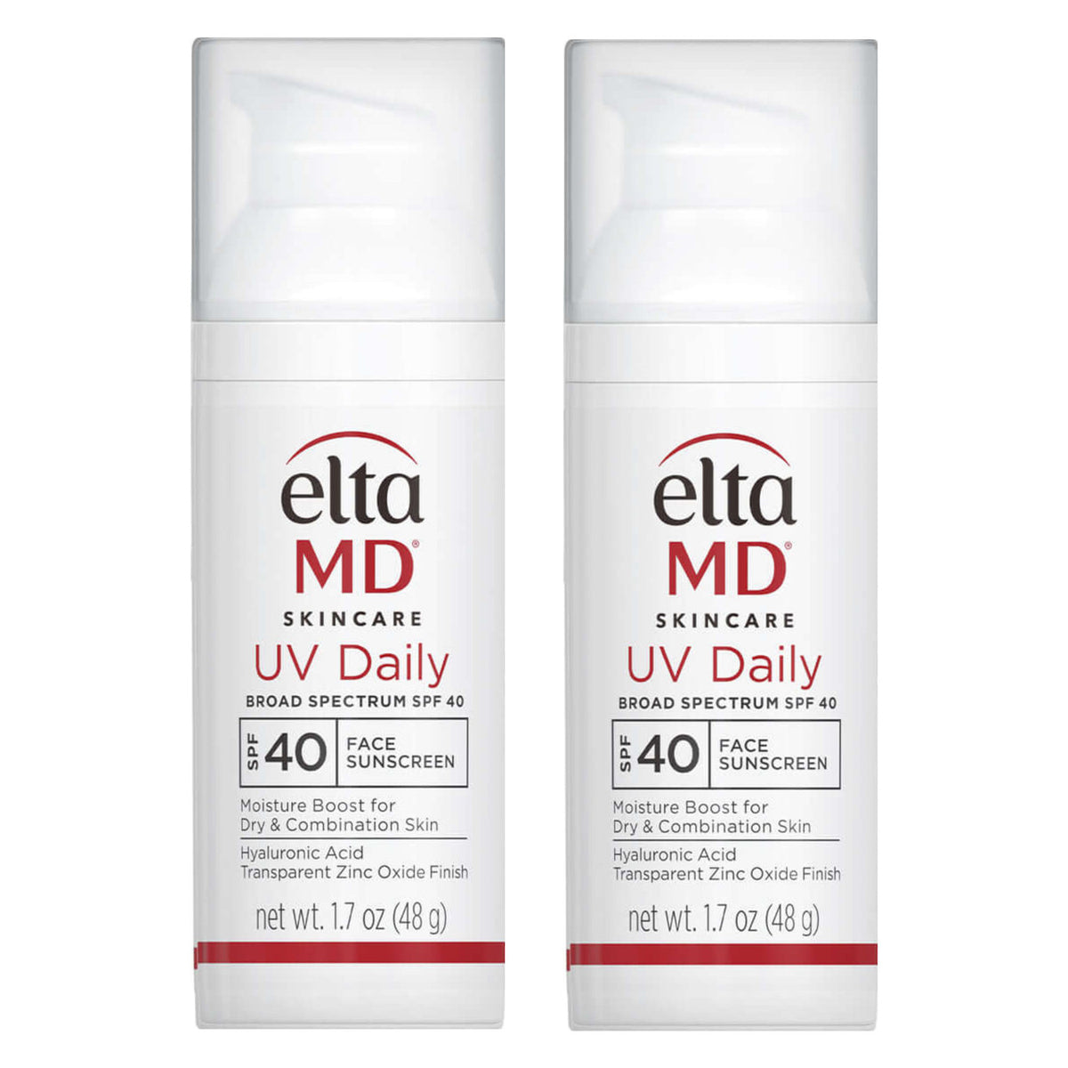 EltaMD UV Daily Sunscreen SPF 40 Value Duo Untinted 1.7 oz- SkinElite