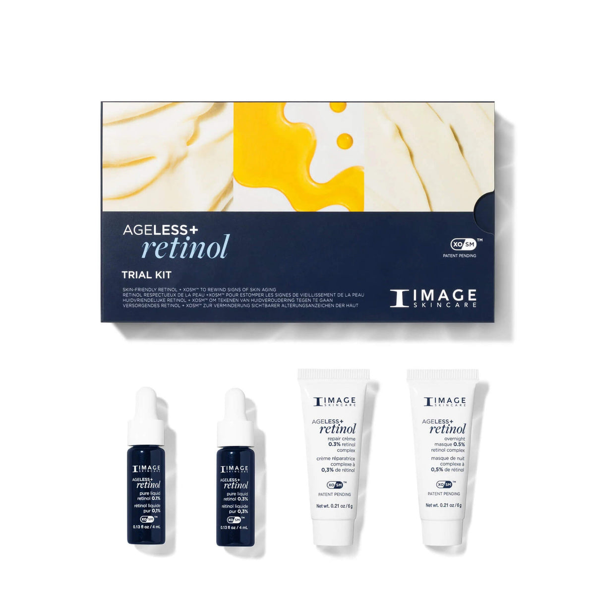 IMAGE AGELESS+ retinol trial kit – set of 4 - Skin Elite