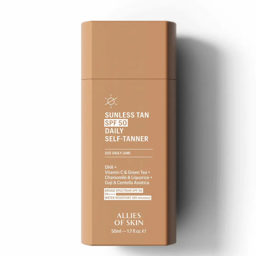 Allies of Skin Sunless Tan SPF 50 Daily Self-Tanner 1.7 oz available at Skin Elite