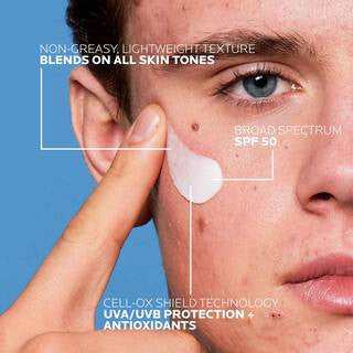 La Roche-Posay Anthelios UV Clear Sunscreen SPF 50 1.7 fl oz - SkinElite - benefits