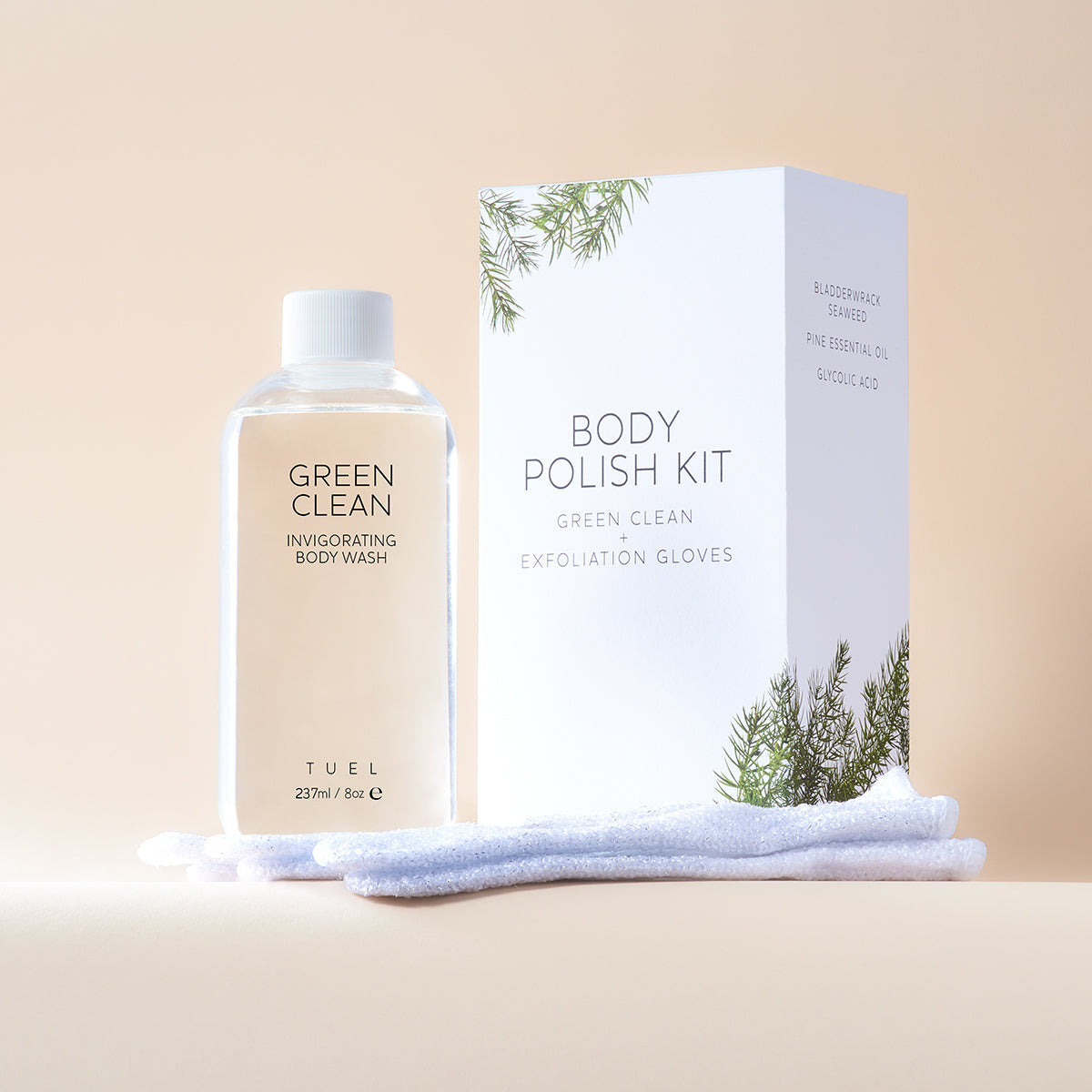 Tuel Body Polish Exfoliation Kit 8 oz - SkinElite