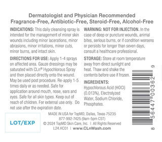 CLn Hypochlorous Spray 3 fl oz - Skin Elite - Product Information