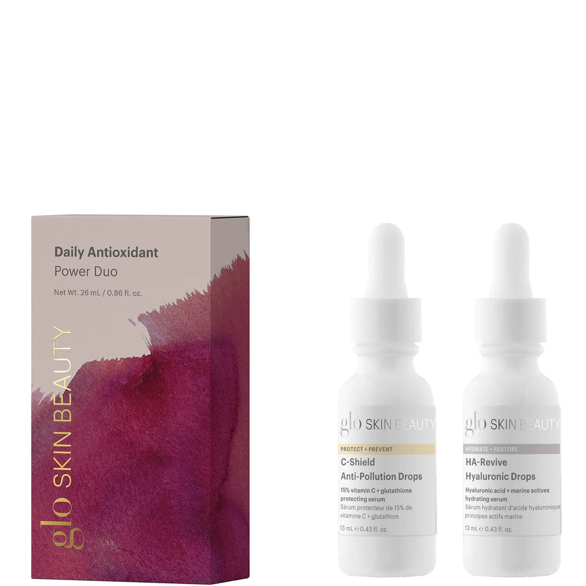 Daily Antioxidant Power duo white bg