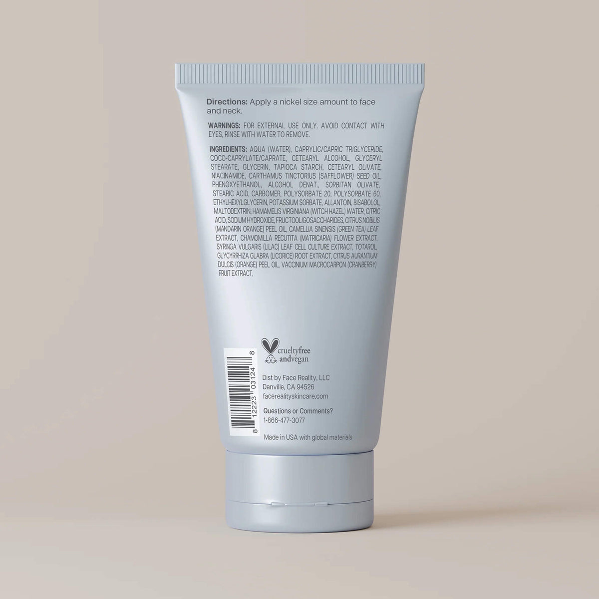 Face Reality ClearDerma Moisturizer 2 fl oz - Skin Elite - back