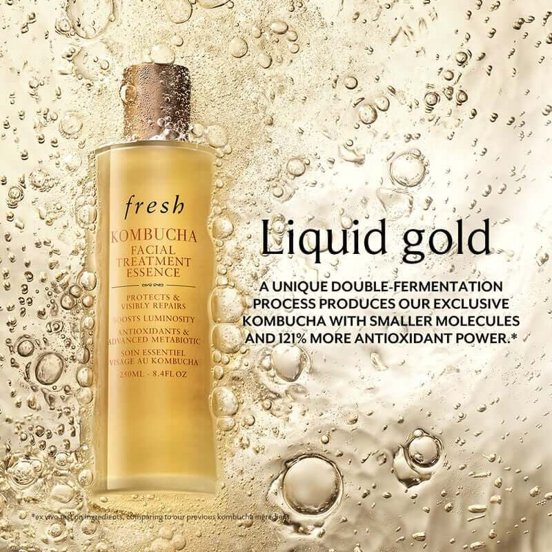 Fresh Kombucha Facial Treatment Essence - SkinElite - Liquid Gold