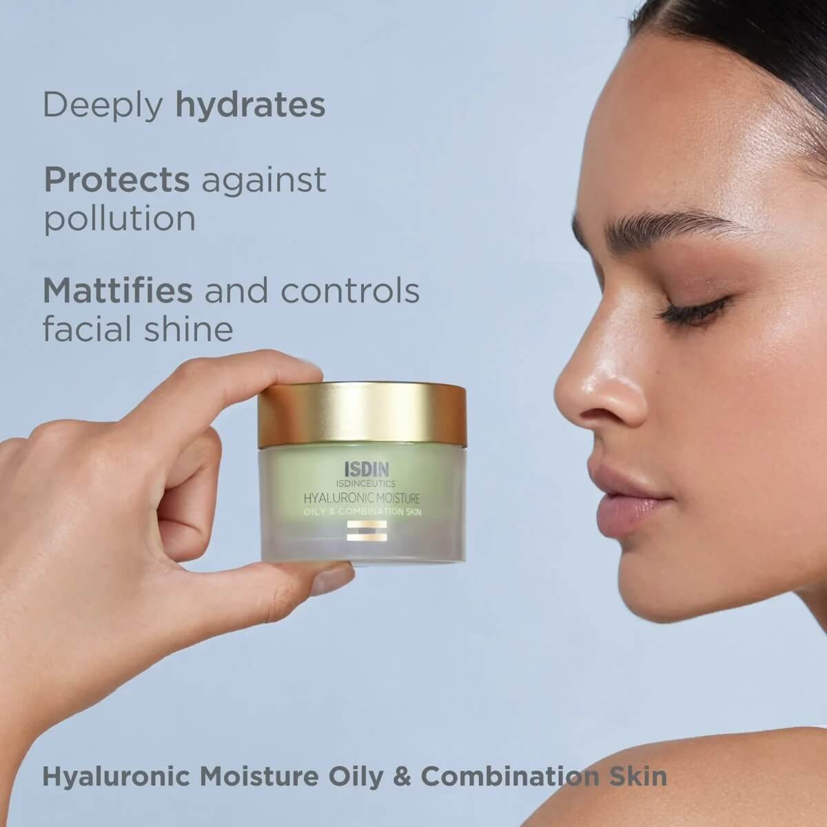 ISDIN Isdinceutics Hyaluronic Moisture for Oily and Combination Skin 1.76 oz - SkinElite - benefits