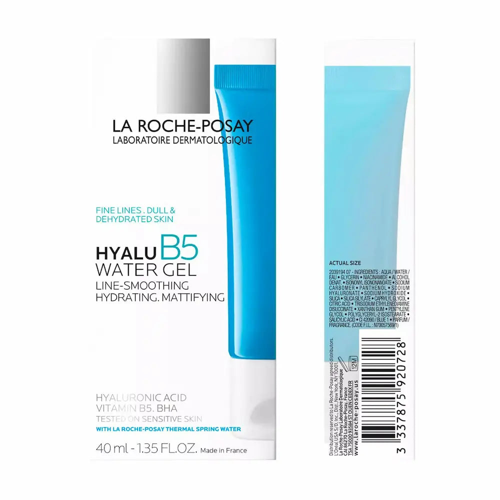 La Roche-Posay Hyalu B5 Water Gel Moisturizer with Hyaluronic Acid box