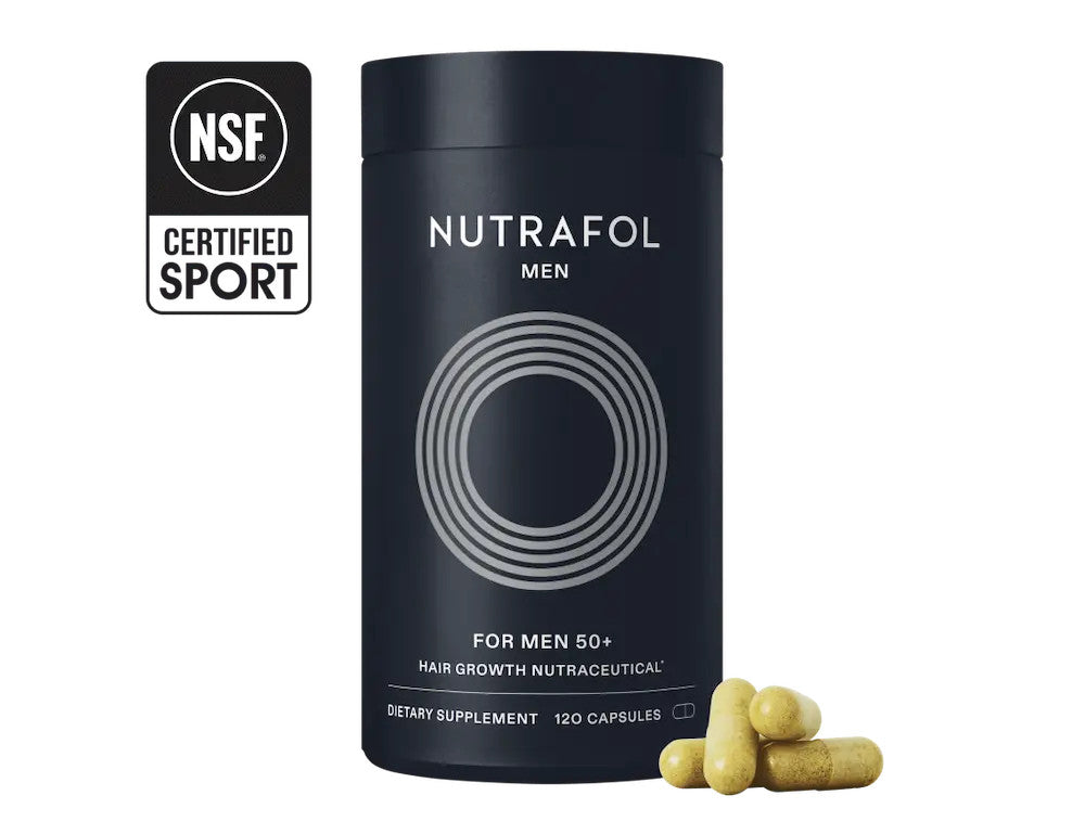 Nutrafol MEN'S 50+ supplements - 120 capsules available at Skin Elite