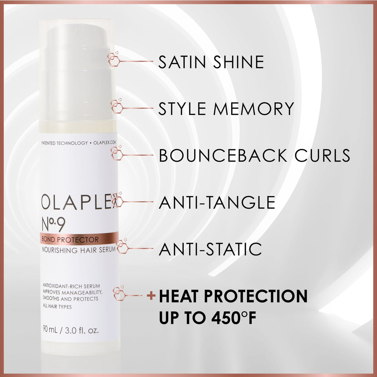 Olaplex Nº.9 Bond Protector Nourishing Hair Serum 3 fl oz - SkinElite - benefits