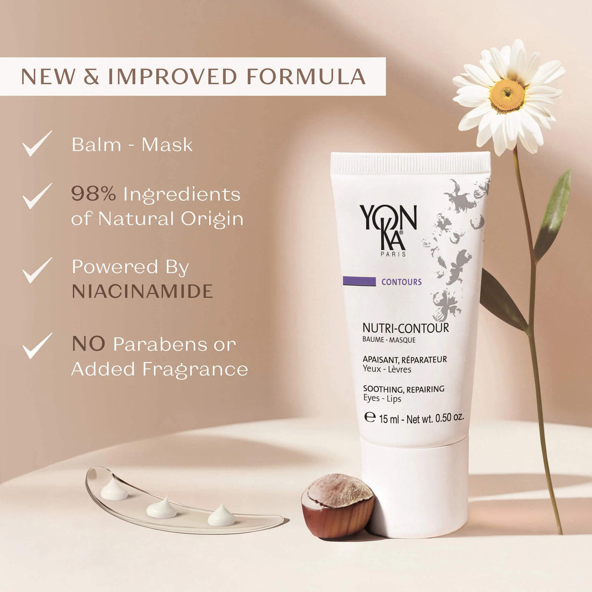 Yon-Ka Paris Nutri-Contour 0.5 fl oz - Skin Elite - features