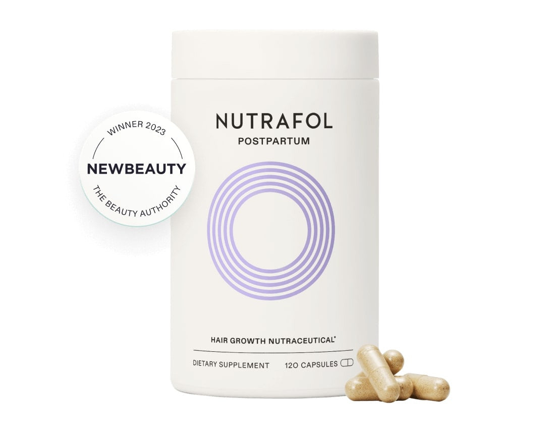 Nutrafol Postpartum  - Hair Growth Nutraceutical - 120 capsules - SkinElite