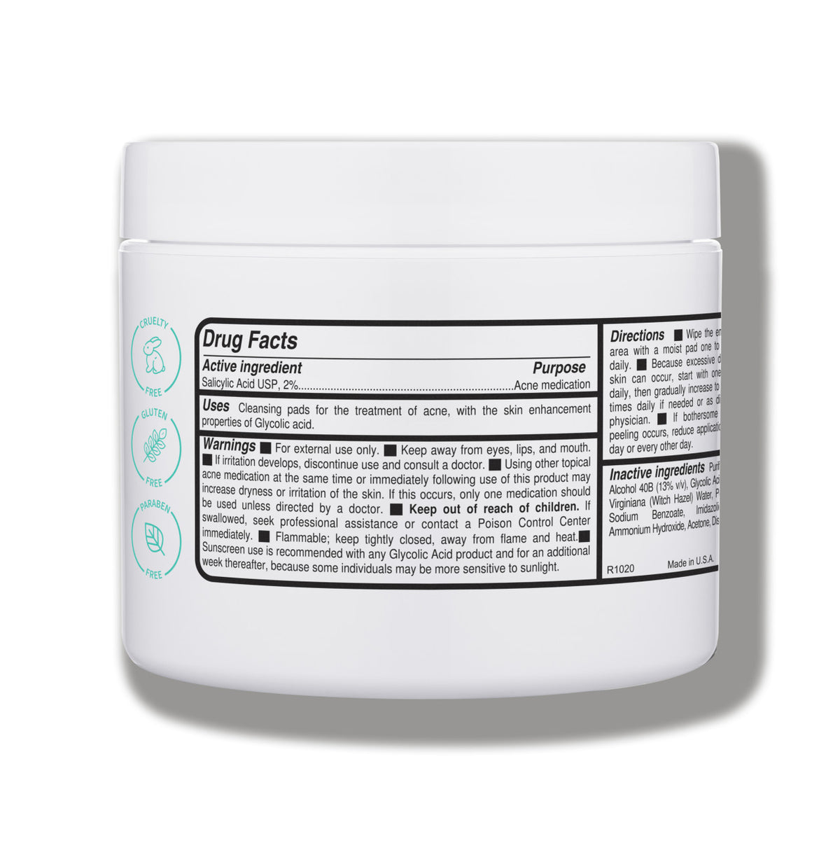 Replenix Gly-Sal 5-2 Clarifying Pads Back