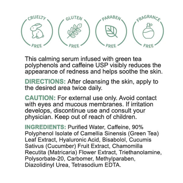 Replenix Caffeine Fortified Calming Serum back