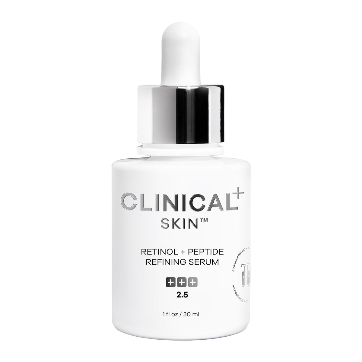 Clinical Skin Retinol + Peptide Refining Serum 1 fl oz - SkinElite