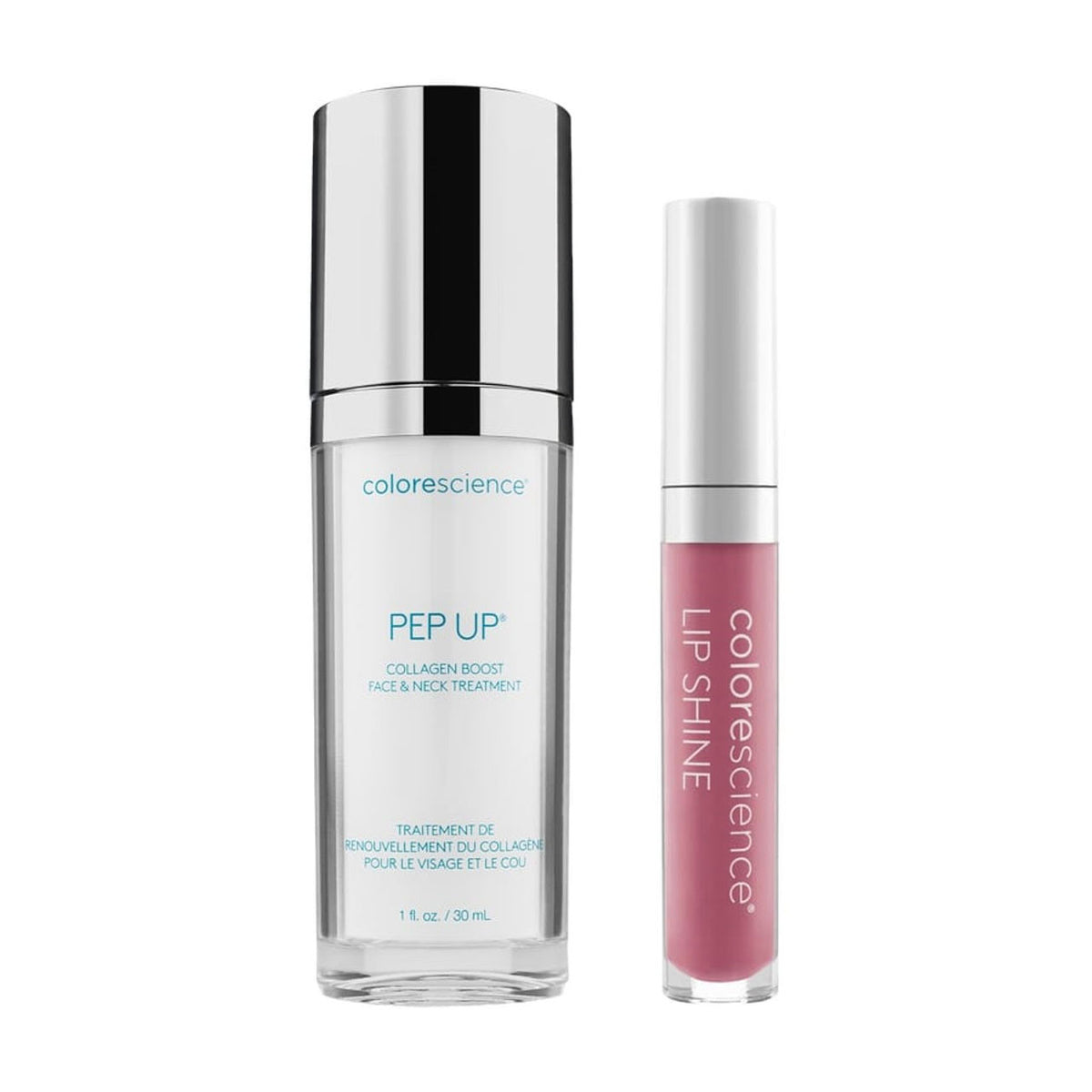 Colorescience Pep Up & Lip Shine Set - Rose