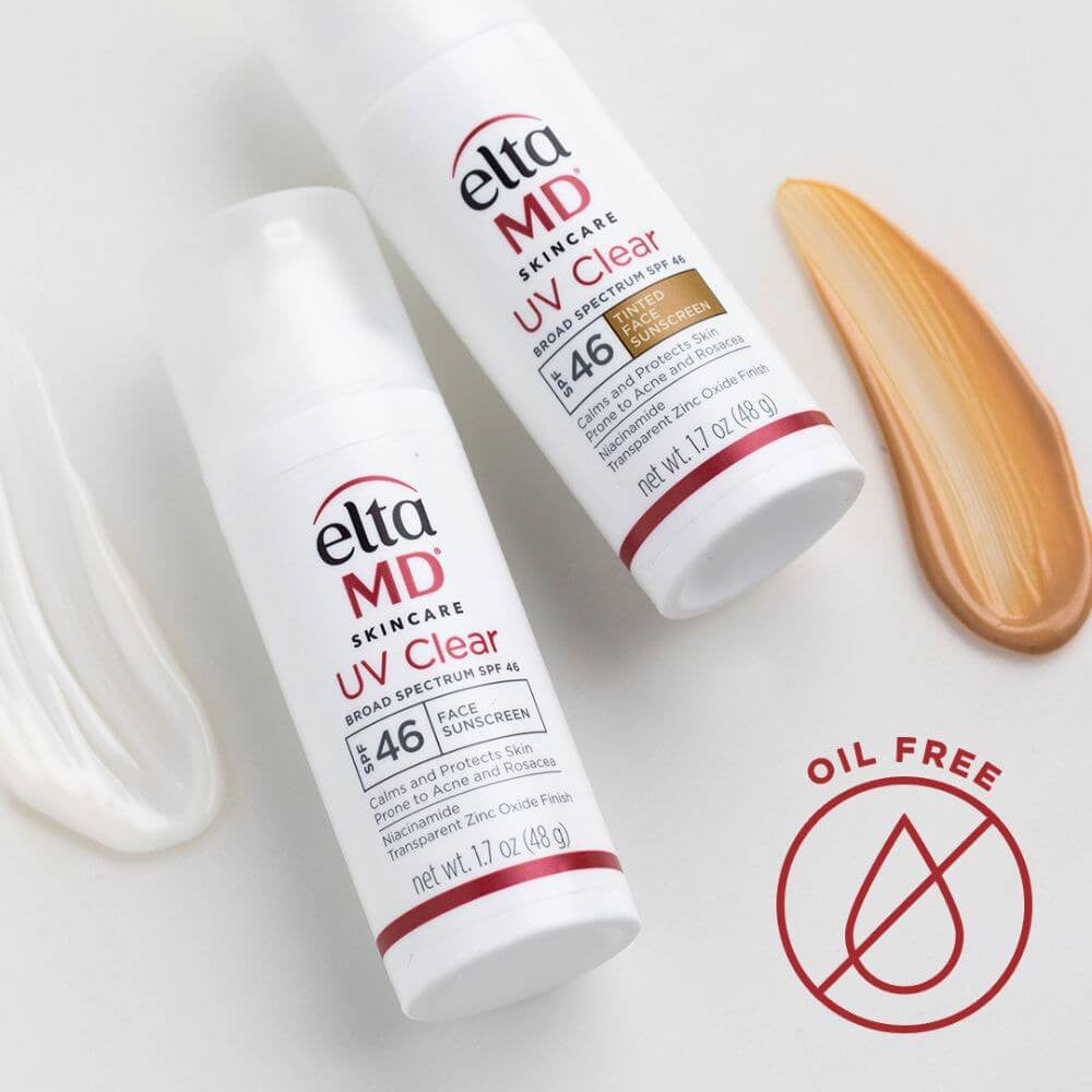 EltaMD UV Clear Sunscreen Broad-Spectrum SPF 46 Tinted 1.7 fl oz - SkinElite - oil free