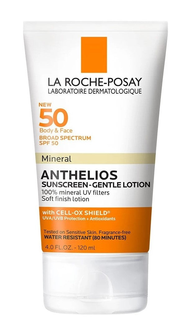La Roche-Posay Anthelios 50 Mineral Sunscreen Gentle Lotion 4.0 fl oz.
