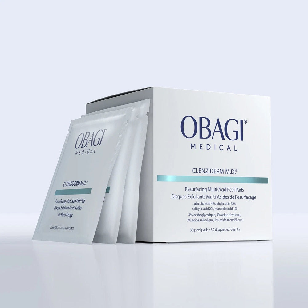 Obagi CLENZIDERM M.D. Resurfacing Multi-Acid Peel Pads - 30 Pads