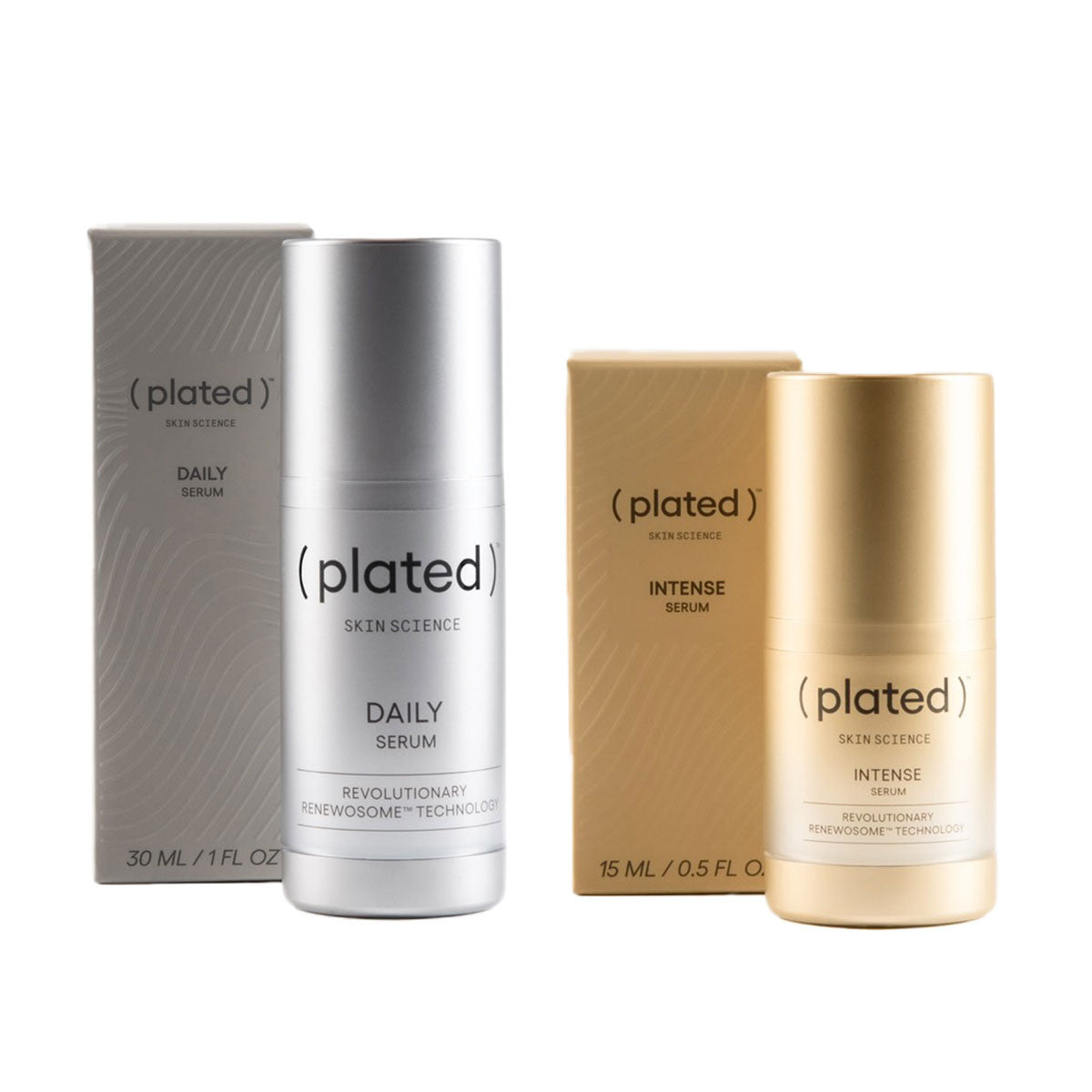 Plated Daily and Intense Serums