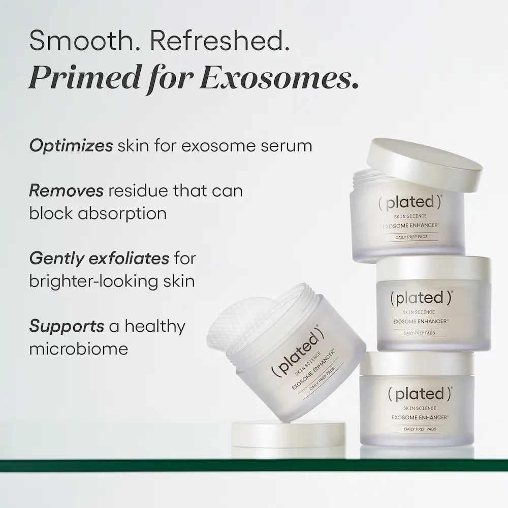 ( plated ) Exosome Enhancer™ Daily Prep Pads 50 Pads