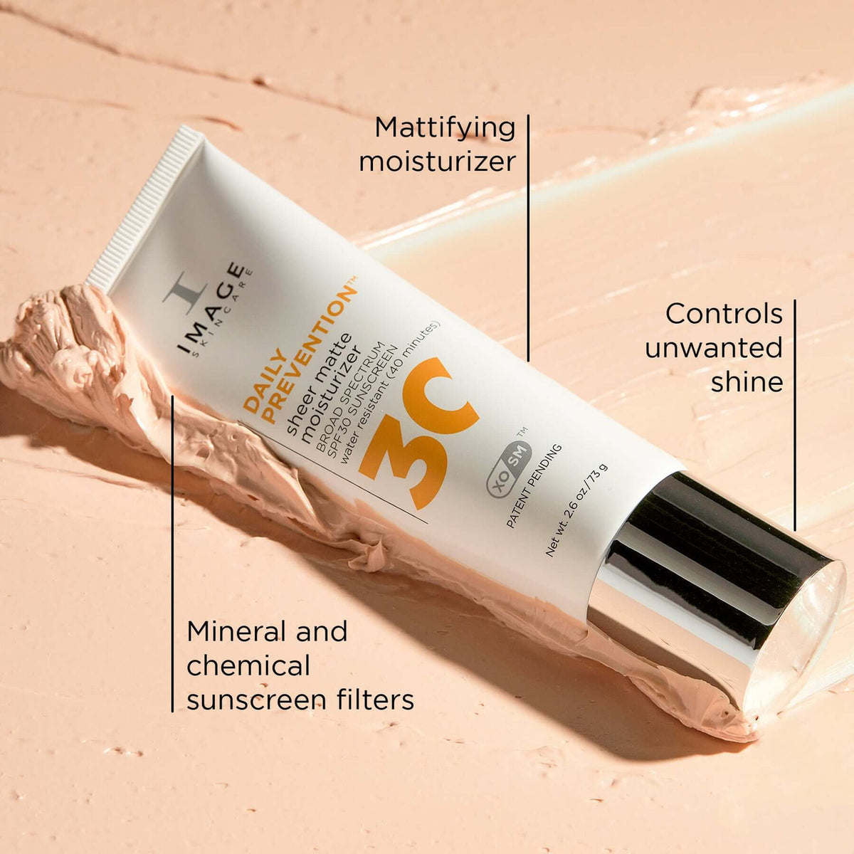 IMAGE DAILY PREVENTION sheer matte moisturizer SPF 30 - 2.6 fl oz - SkinElite - benefits