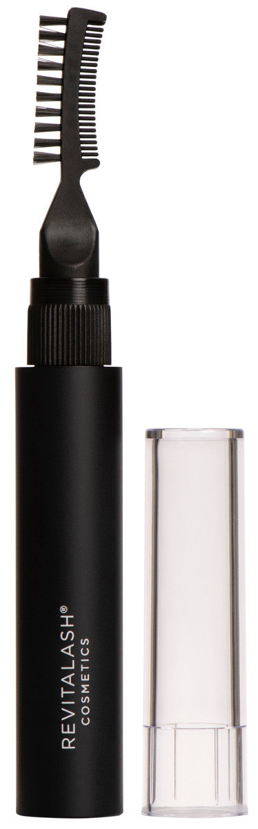 Revitalash Hi-Def Brow Gel Soft Brown 7.4mL brush end