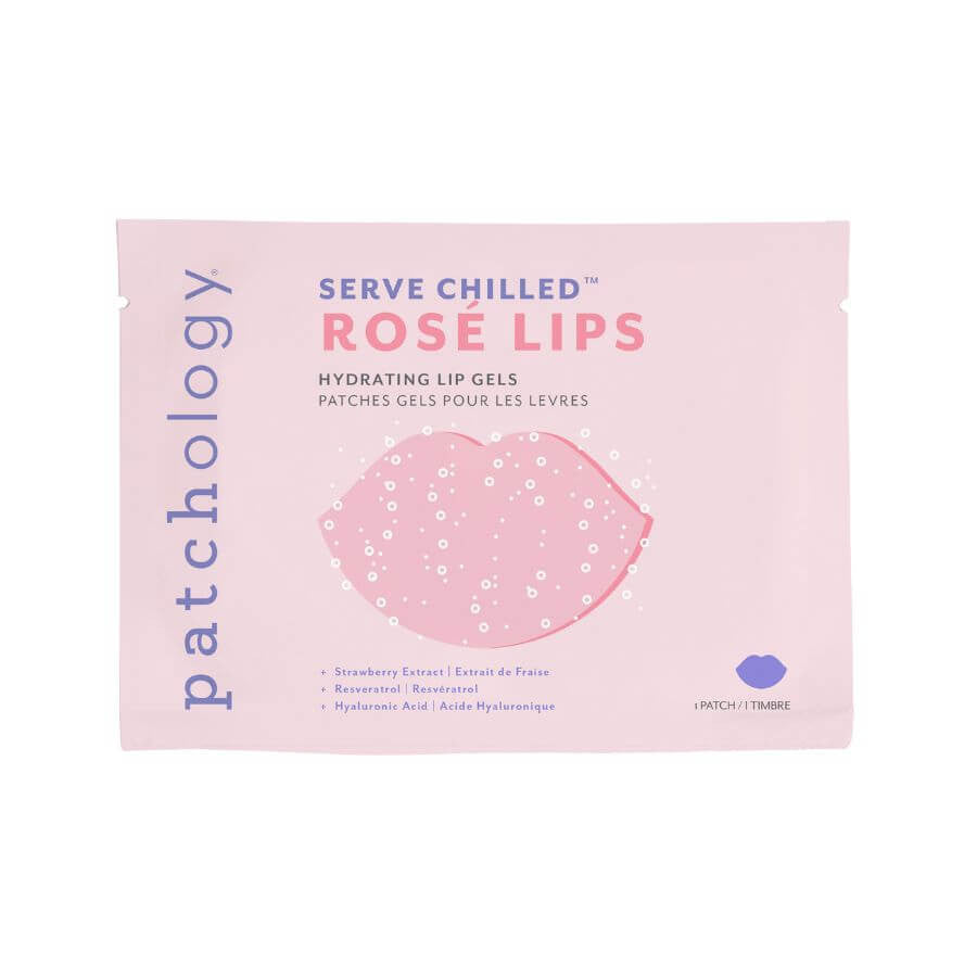 Patchology Rosé Lips Hydrating Lip Gels - 1 patch - SkinElite