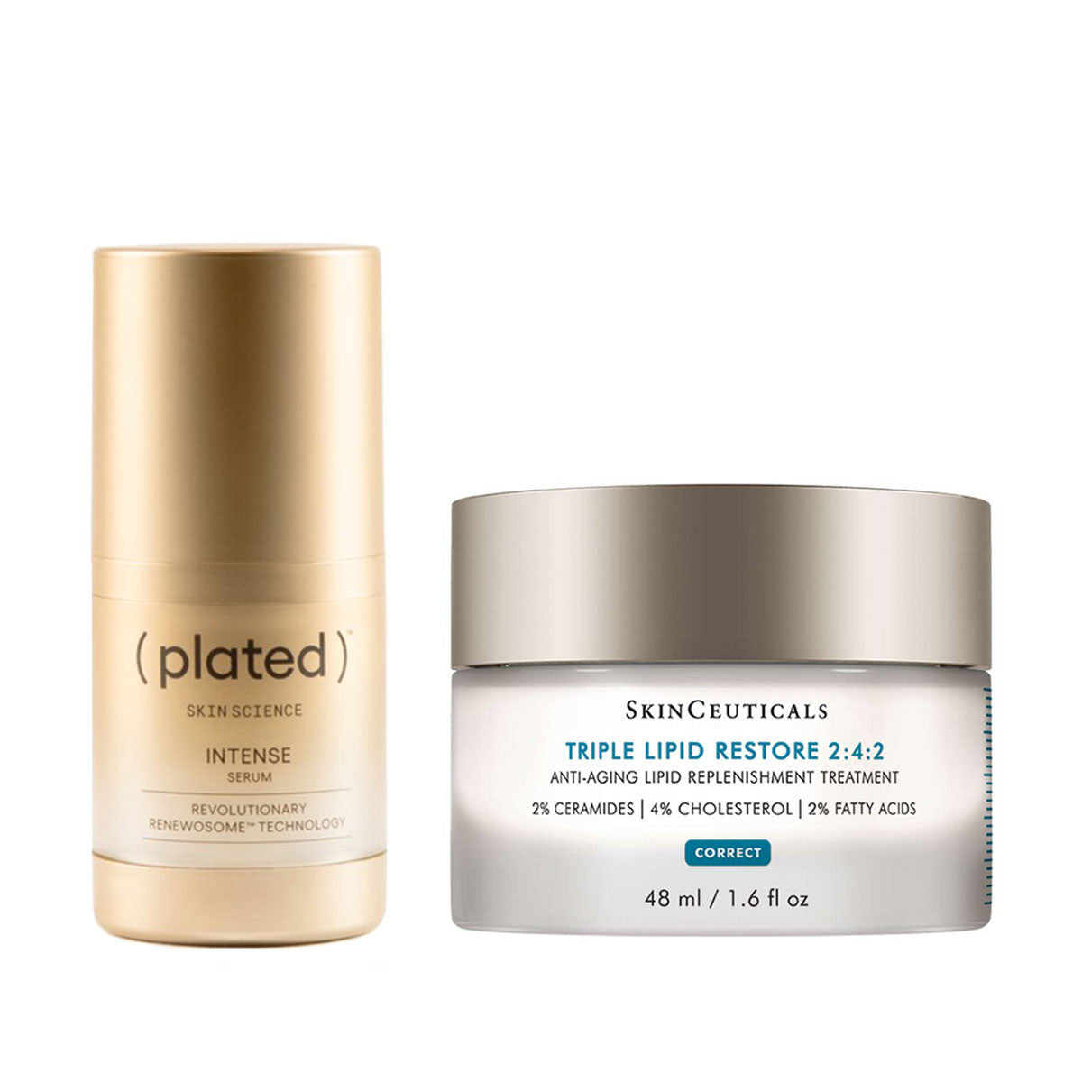 Plated Intense Serum + SkinCeuticals Triple Lipid Set