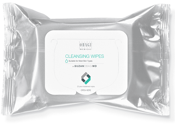 Suzan Obagi Cleansing Wipes - Pack of 25 wipes